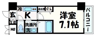 アドバンス三宮シュロスの物件間取画像